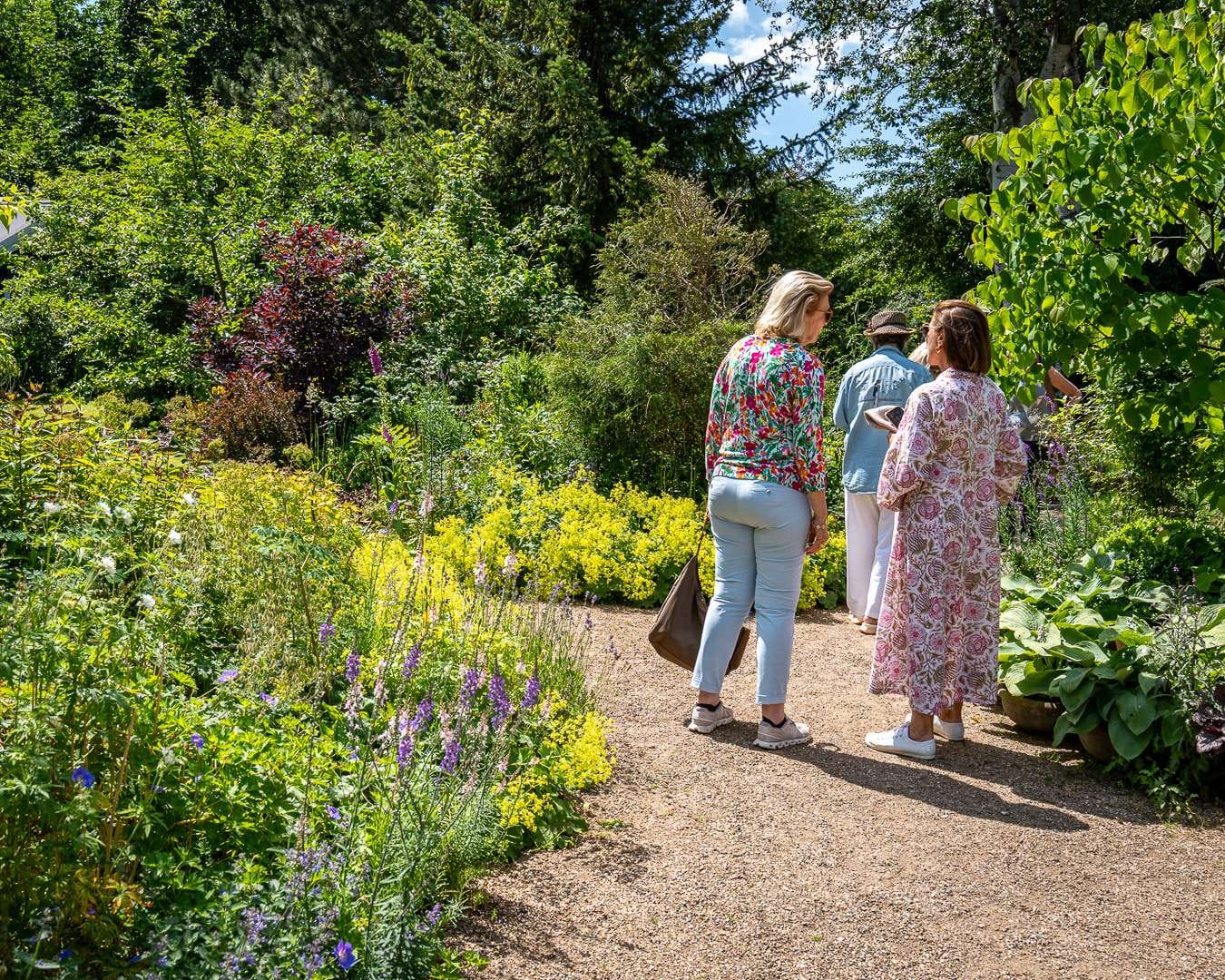 kursister i blomsterhaven