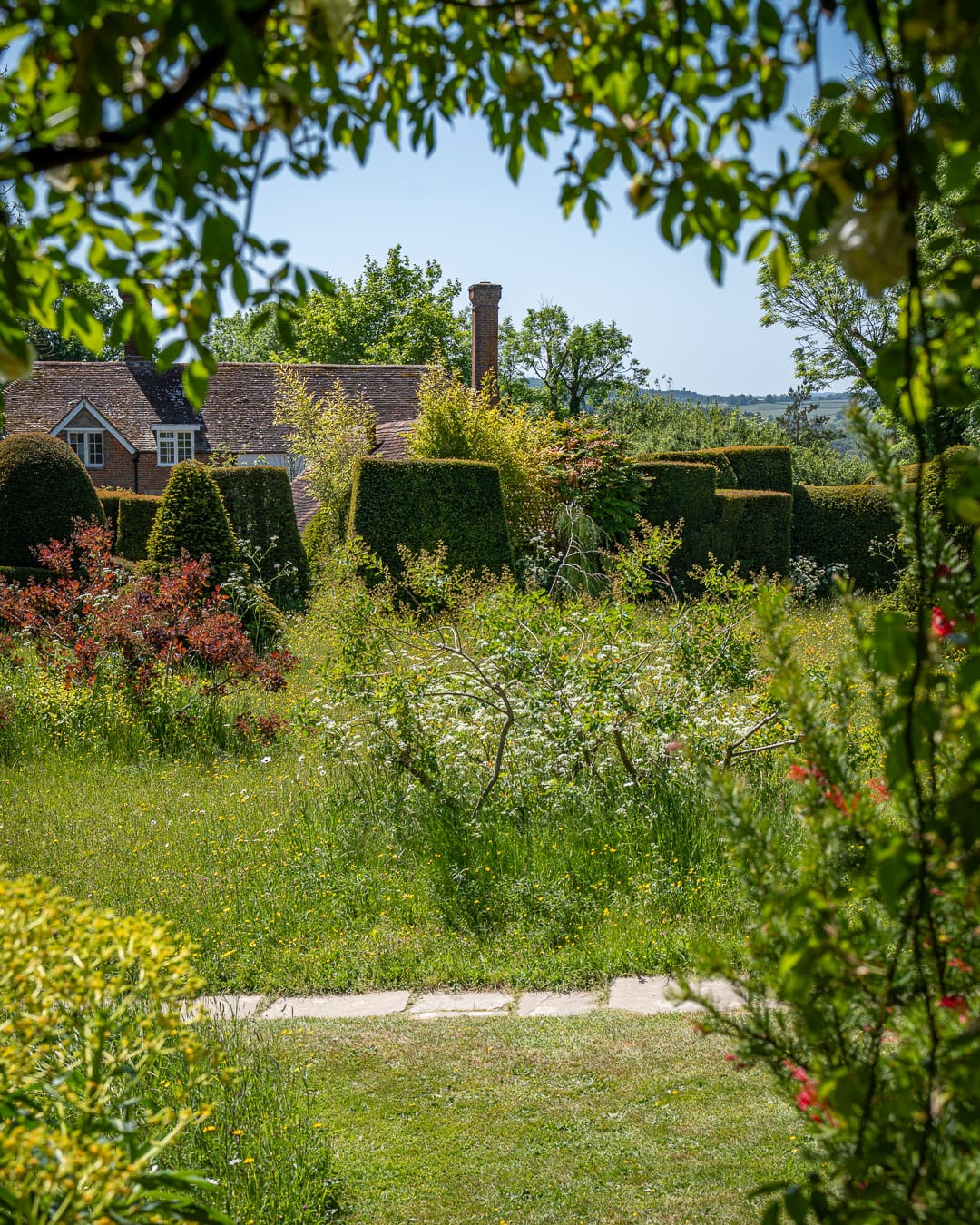 Great Dixter House & Gardens Enge og blandede bede i Great Dixter House & Gardens