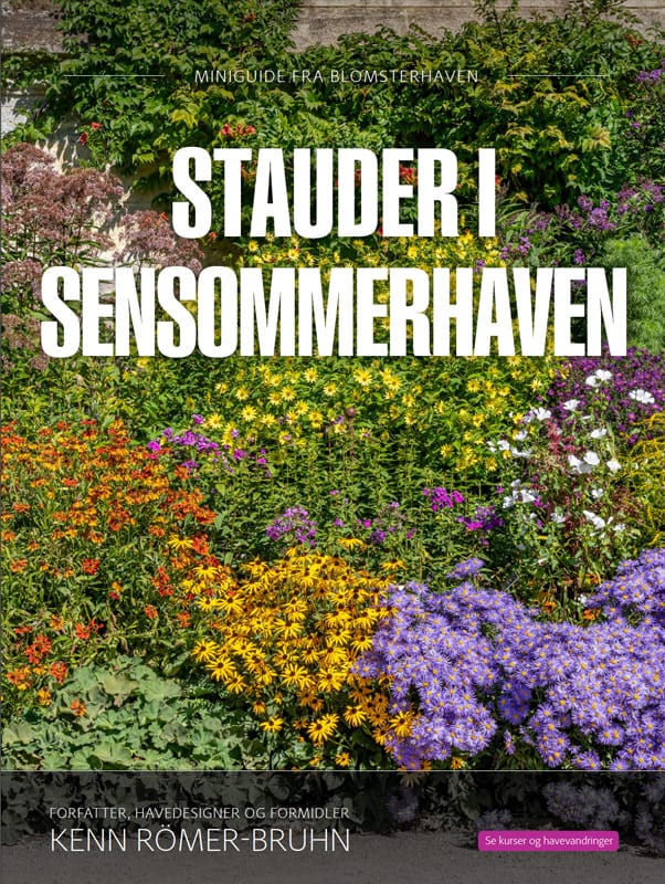 Forsiden af miniguiden Stauder i sensommerhaven