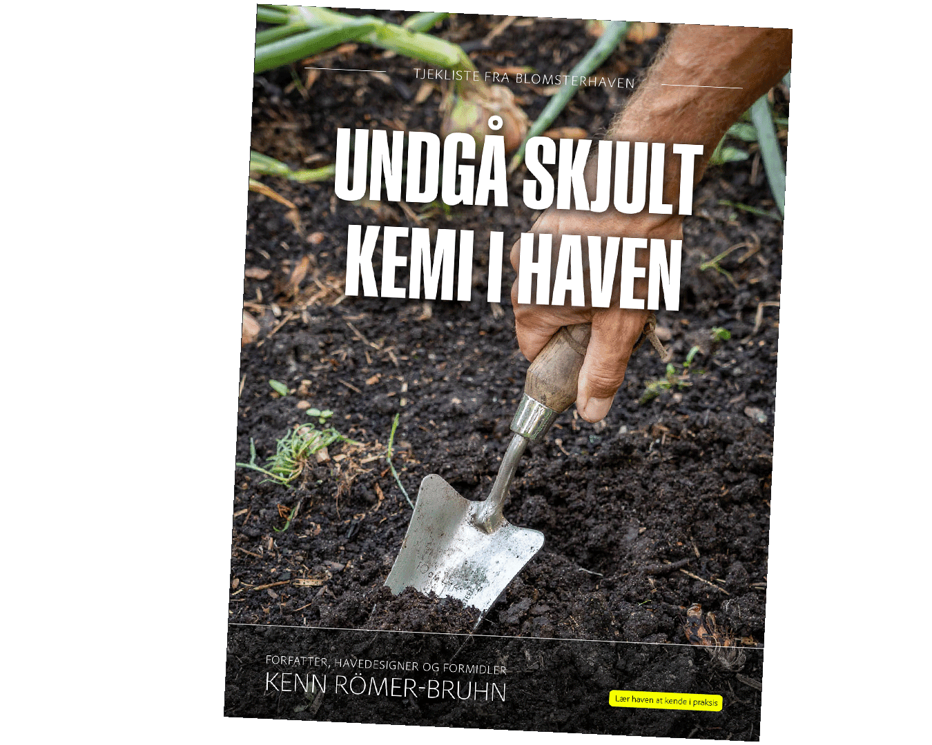 Forsiden af tjeklisten Undgå skjult kemi i haven